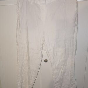 J. Jill Stretchy Cream Trousers